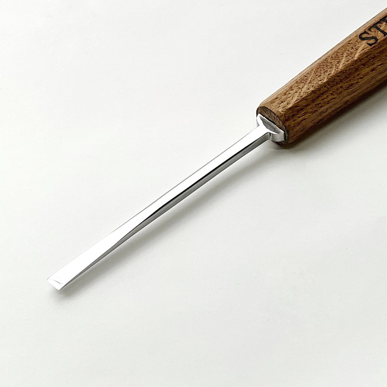 Fishtail Flat Chisel for relief carving and detailing, NEW Line STRYI MAESTRO
