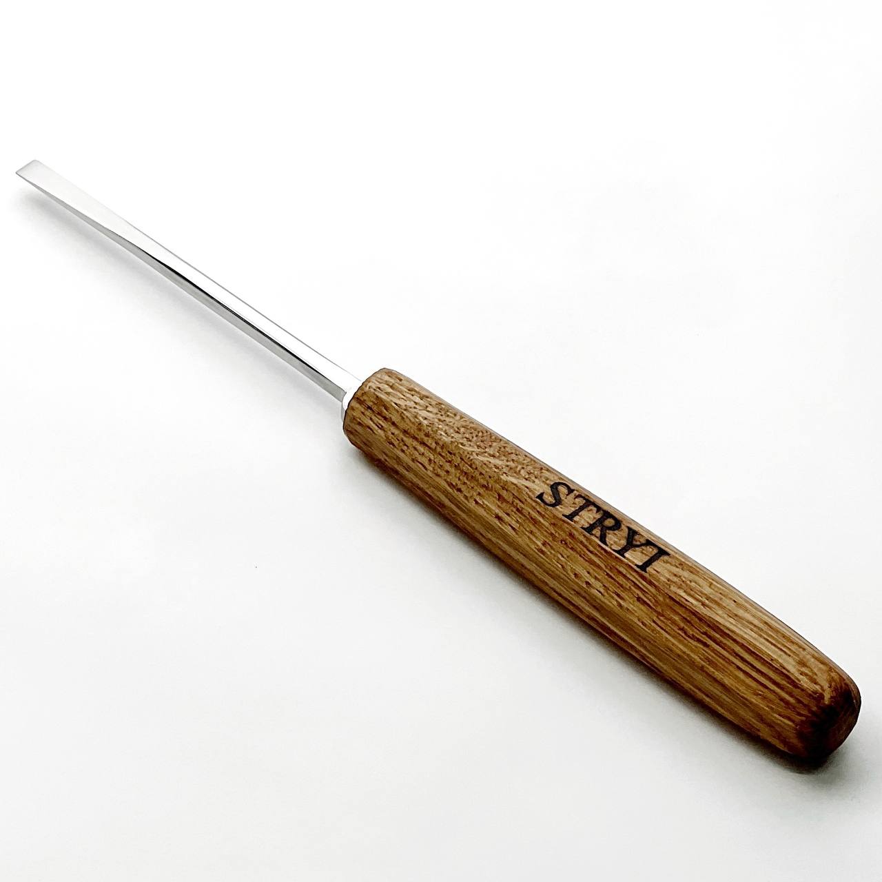 Fishtail Flat Chisel for relief carving and detailing, NEW Line STRYI MAESTRO