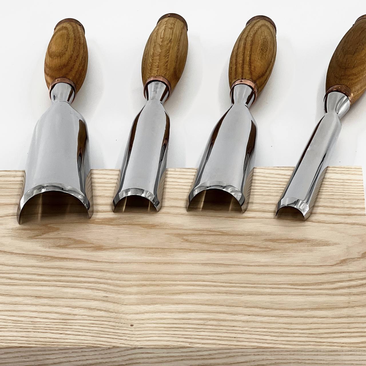 Große Bildhauerröhre, Hochleistungsmeißel, 9 Profil Halbrund, STRYI Profi, Bildhauerwerkzeuge