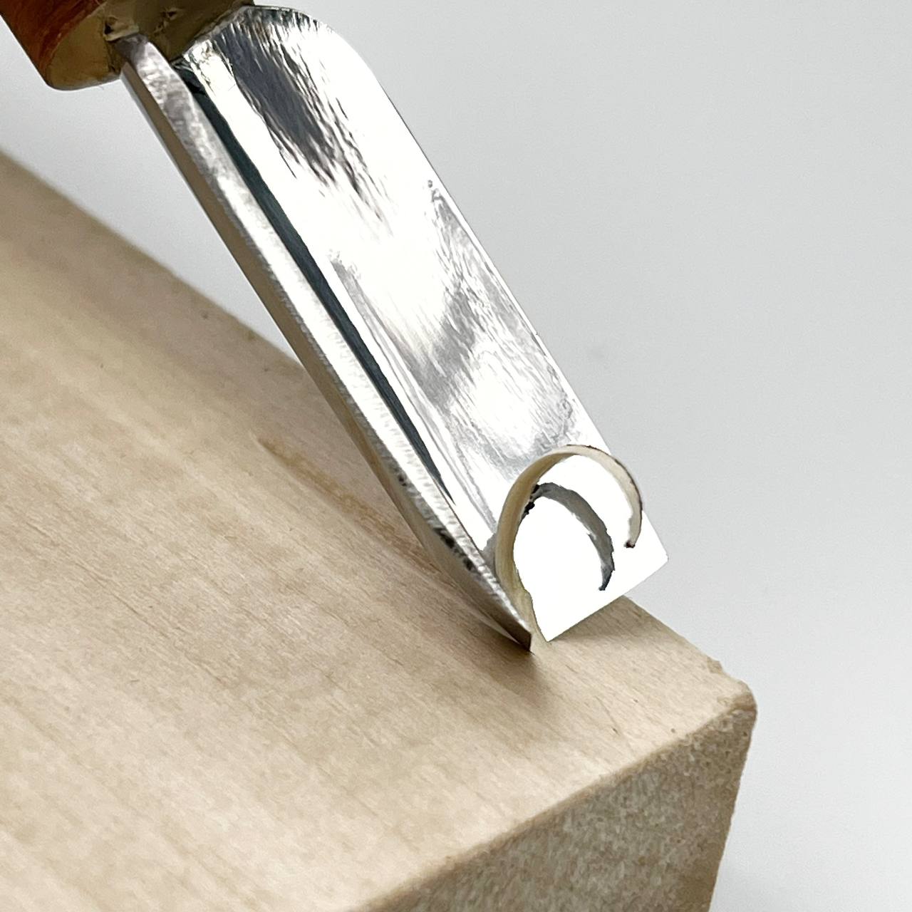 V-parting short chisel straight-beveled STRYI-AY Profi for chip carving, V-shaped chisels, V-tools