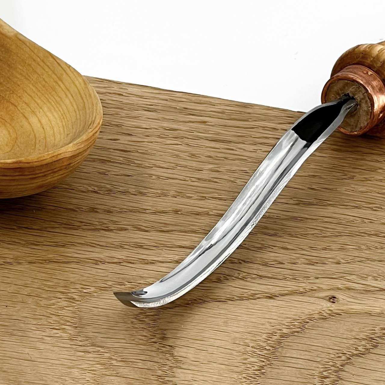 Gouge Long bent chisel STRYI Profi, 8 profile, Woodcarving tools from Manufacturer STRYI