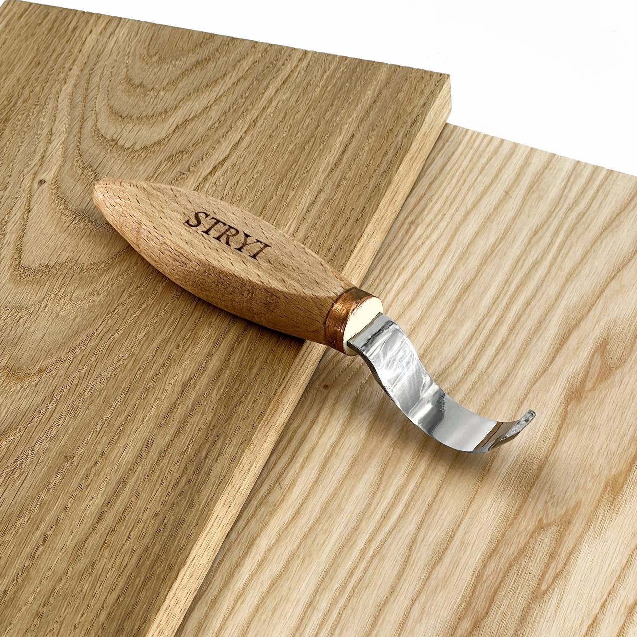 Cuchara Cuenco Kuksa cuchillo para trinchar 50mm STRYI Profi