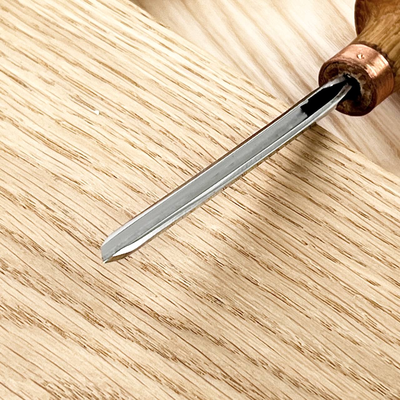 Palm carving V-tool STRYI Profi 45 degree, Engraving tool, Linocutting tool, Burin, V-chisel