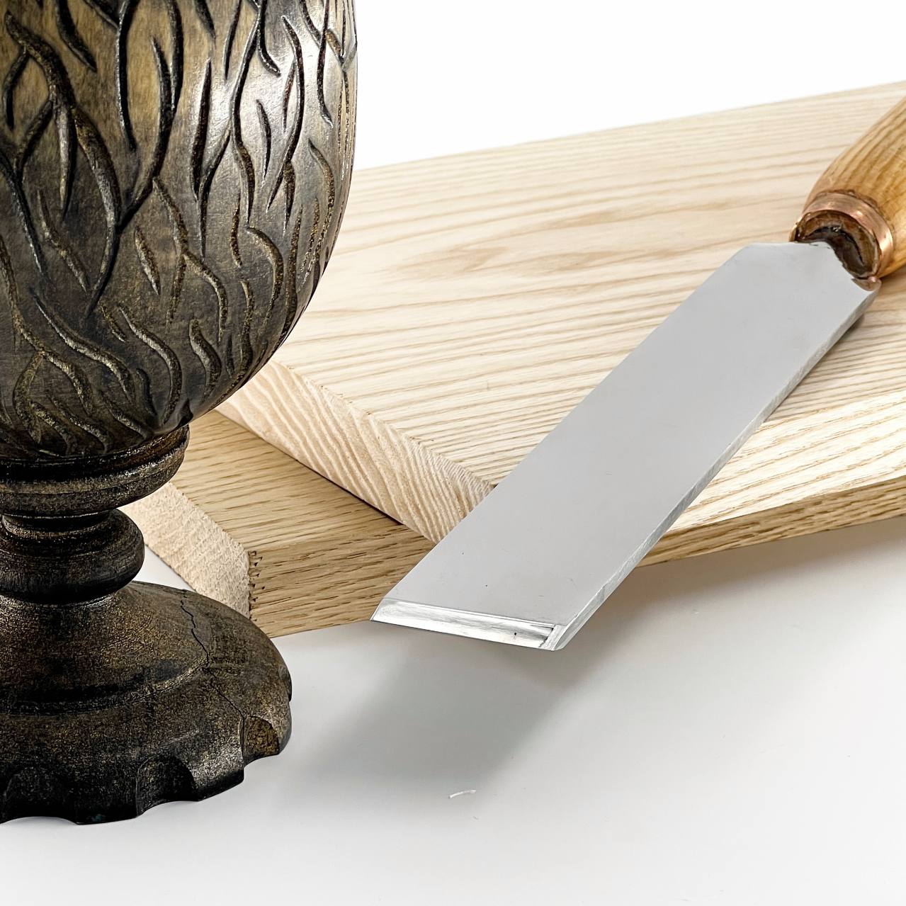 Cincel oblicuo de 70 grados, 30 mm, herramienta de trabajo de torno, herramienta de torneado de madera STRYI Profi