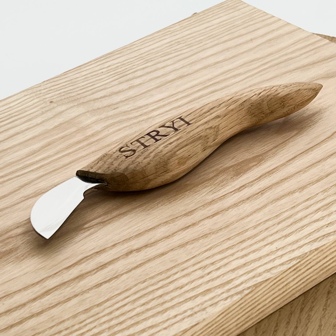 Knife for chip carving 30mm STRYI, Carving knife, Carving tools, Forged knife, Stryiwoodcarving