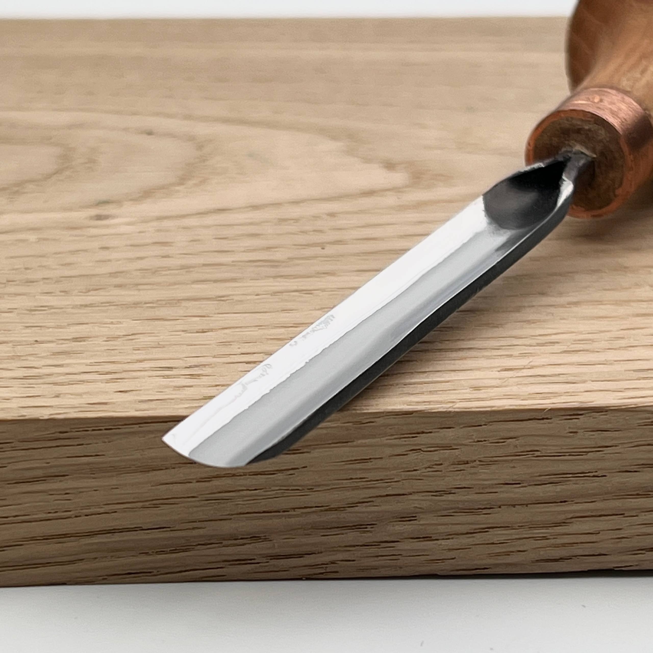 Handschnitzwerkzeug STRYI Profi #5, Linolschnittwerkzeug, Mikroschnitzmeißel, Graviermeißel, Handbeitel