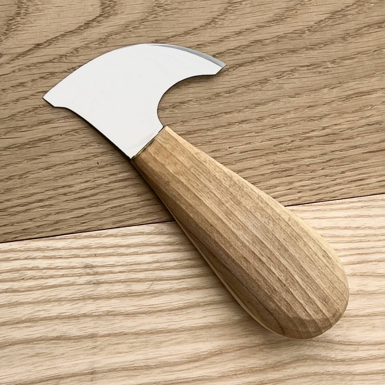 Unique Half Leather Blade Knife for Leatherworking STRYI Profi