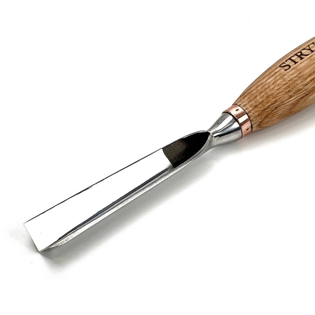 Großer Bildhauermeißel, Geißfuß 90 Grad, Hochleistungs-Hohleisen STRYI Profi, Geißfußmeißel, Tischlerwerkzeug, Möbelbau