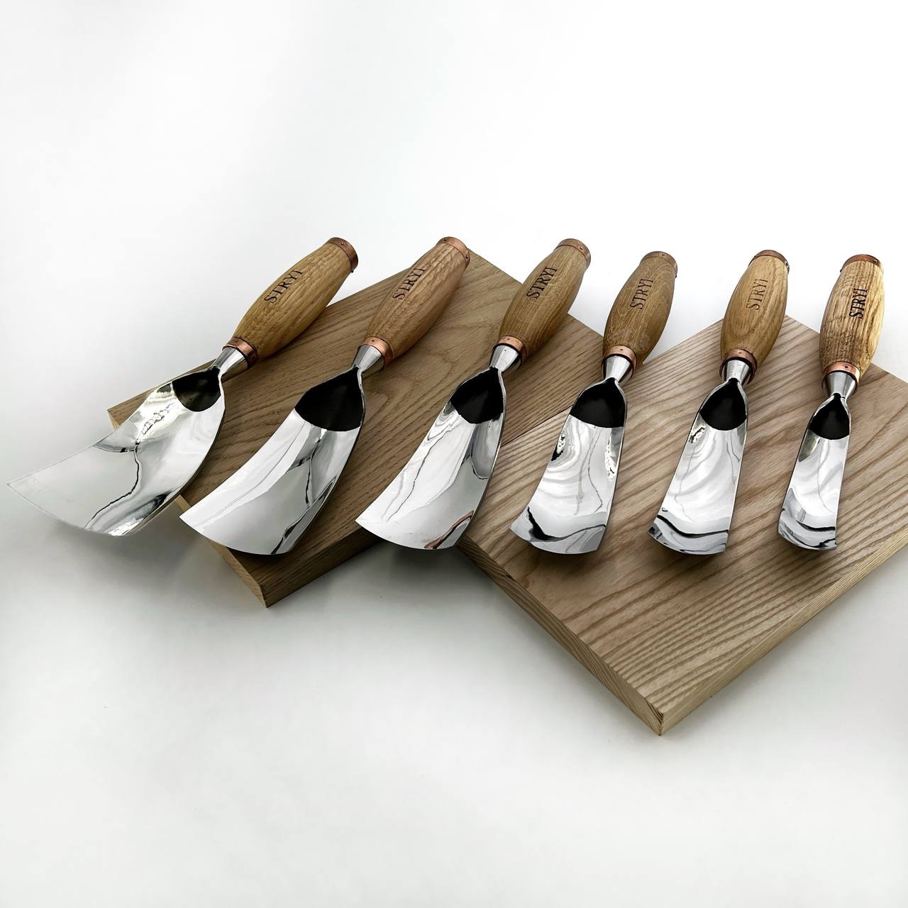 Herramienta curvada para escultura grande, perfil 7, gubias resistentes STRYI Profi