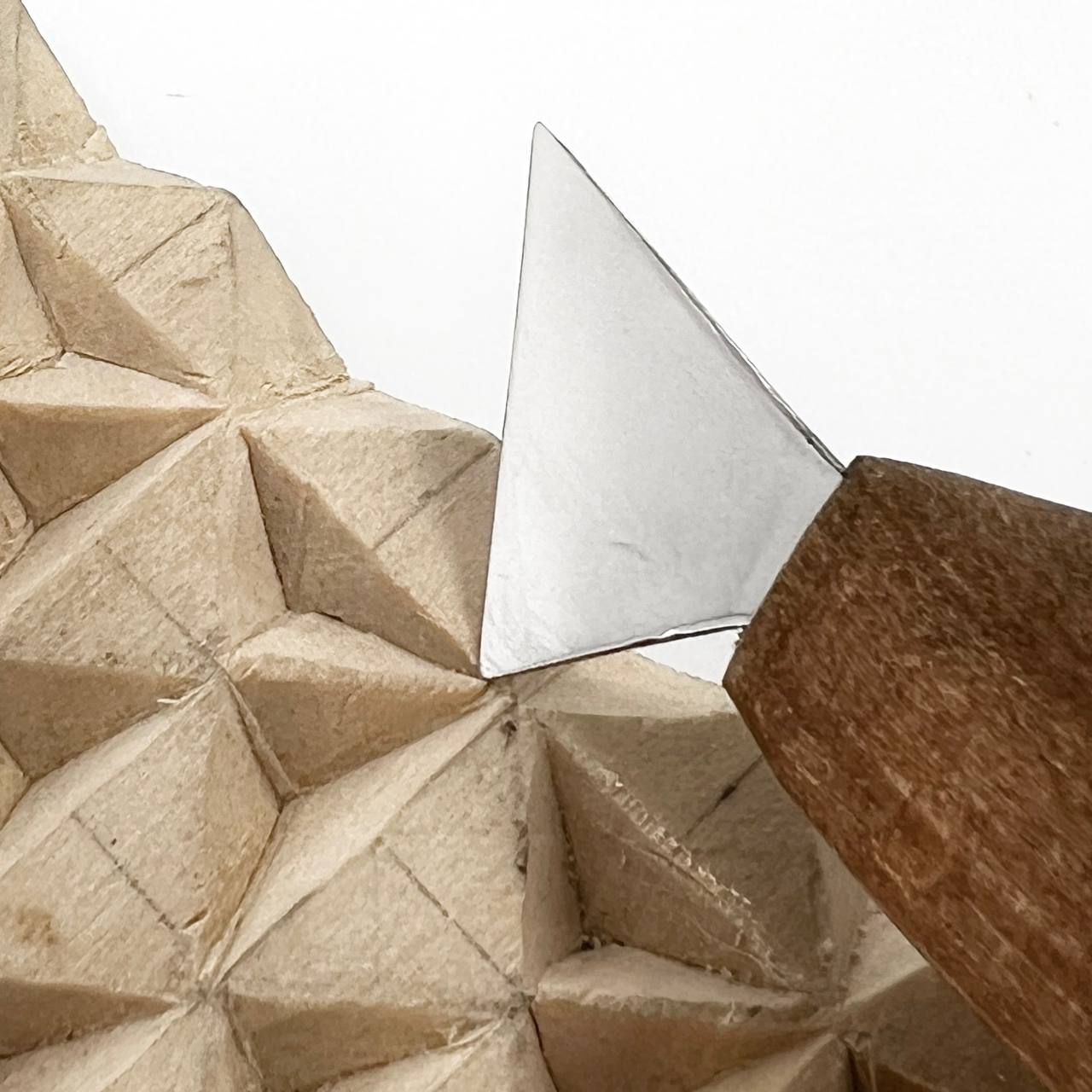 Wood carving Knives set, Swallowtail knives in roll-case, Triangle knives