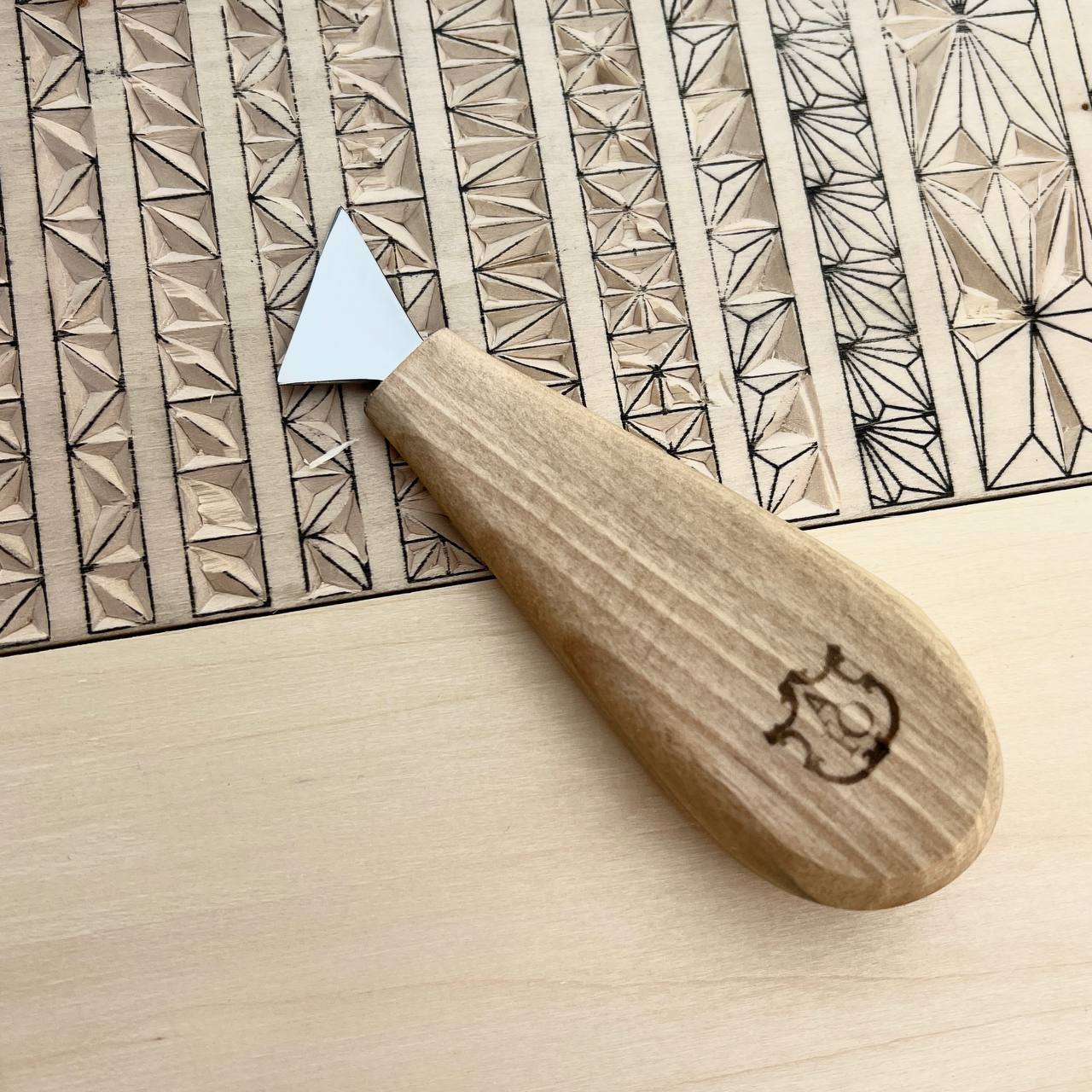 Basic tools set STRYI Start in woodcarving, Chip carving set