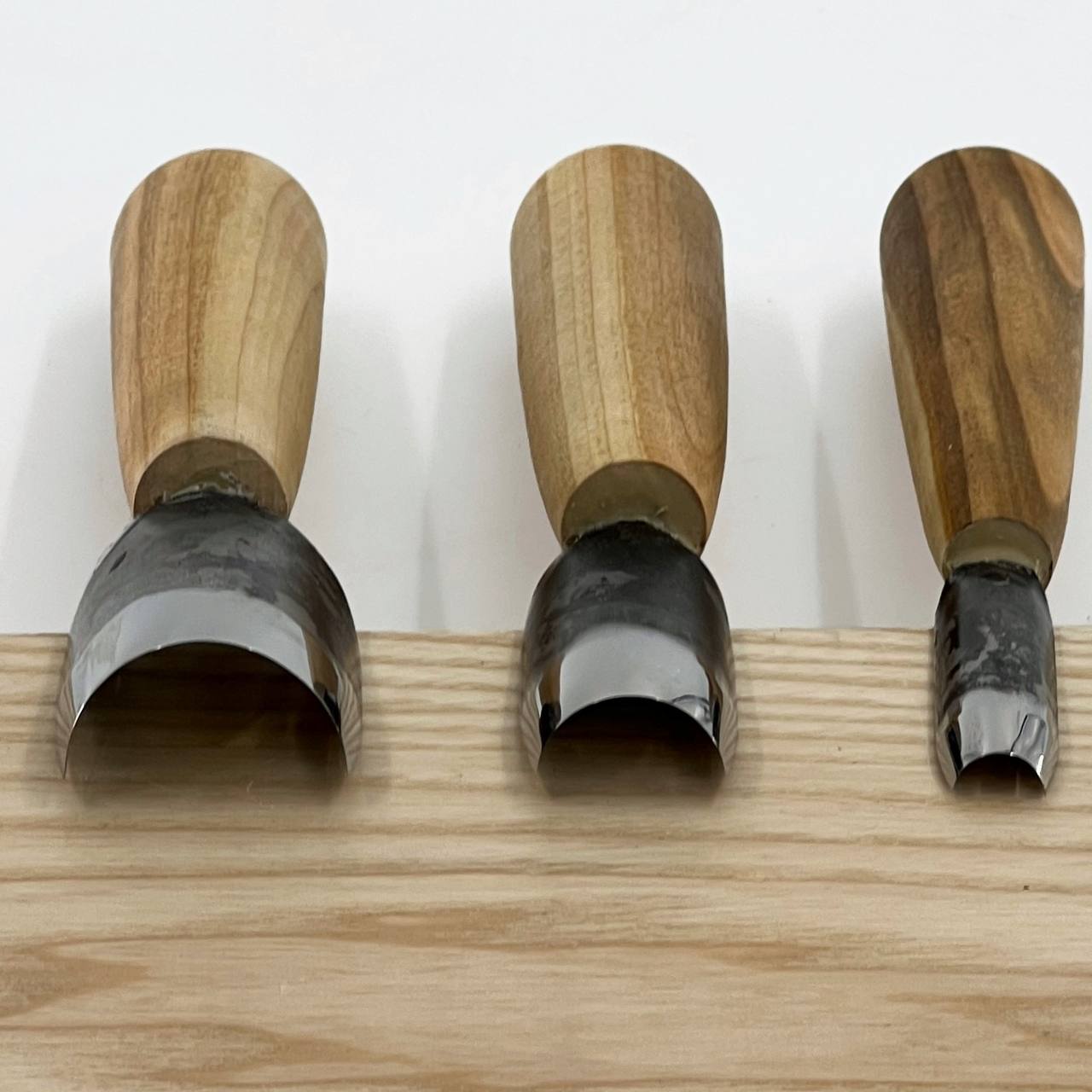 Short straight bevel gouge STRYI-AY, Chip carving gouge, U-gouge