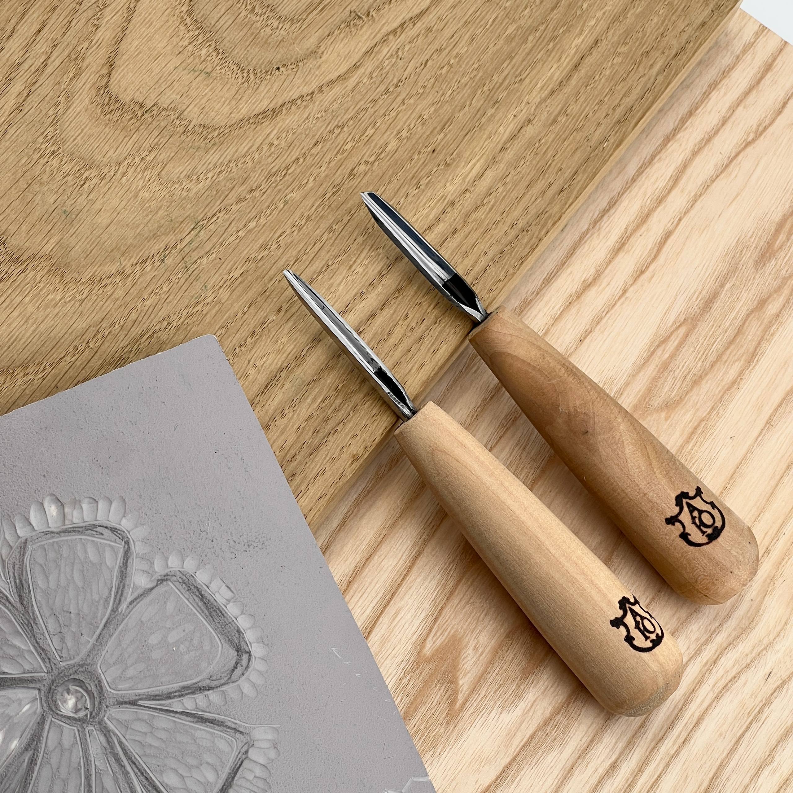 Linocut toolset, Linocutting kit, Printing tools, Printing toolkit