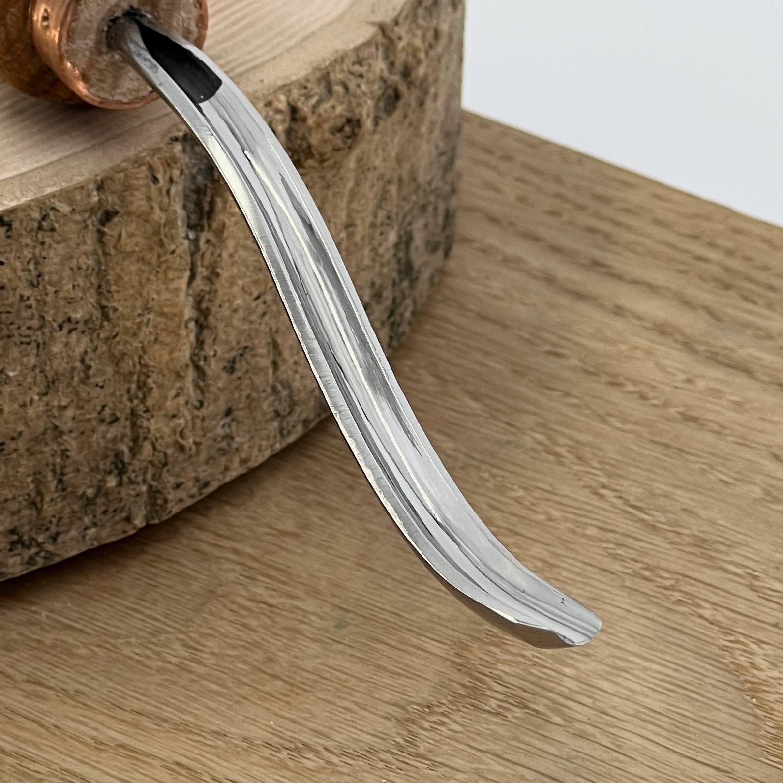 Gouge long bent chisel, #9 profile, woodcarving tools STRYI Profi