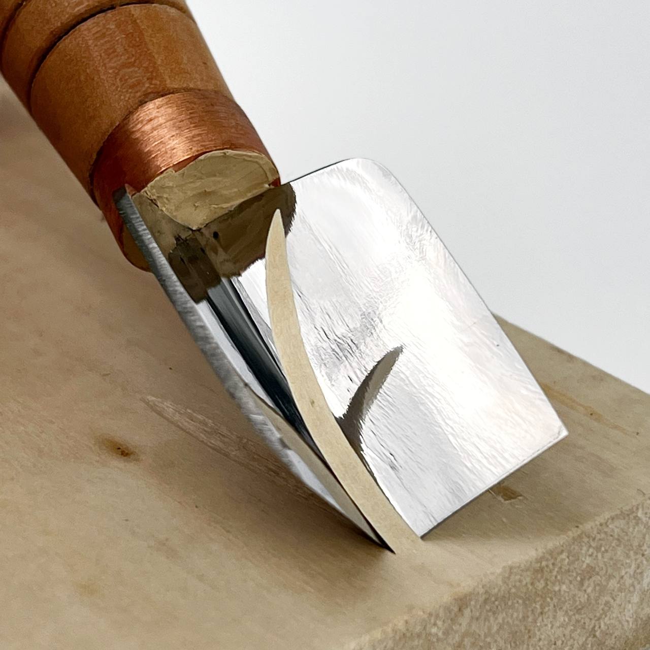 V-parting short chisel straight-beveled STRYI-AY Profi for chip carving, V-shaped chisels, V-tools