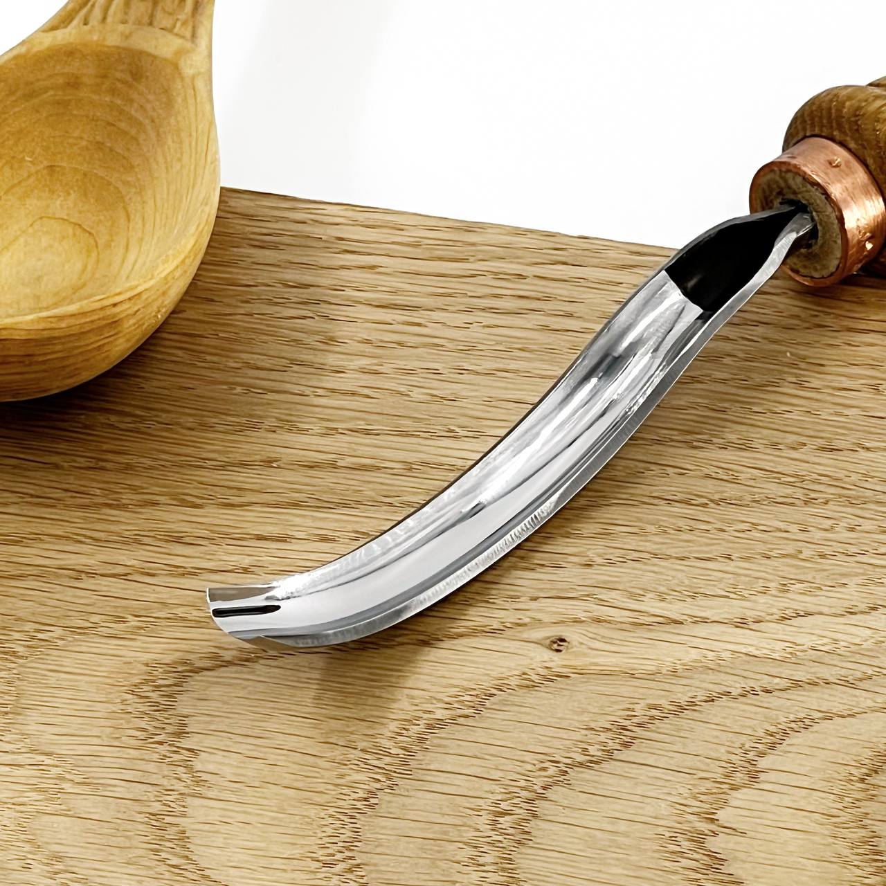 Gouge Long bent chisel STRYI Profi, 8 profile, Woodcarving tools from Manufacturer STRYI