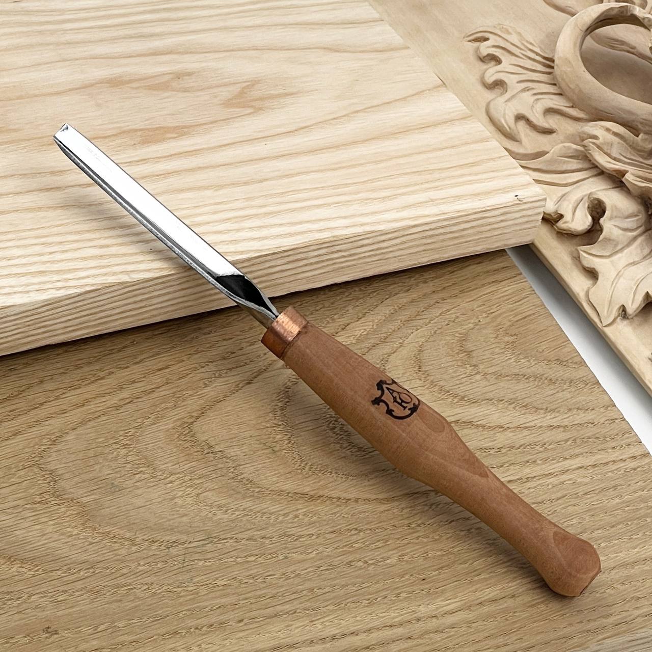 V-parting chisel 90 degrees STRYI-AY for chip carving, Pen carving V-chisels