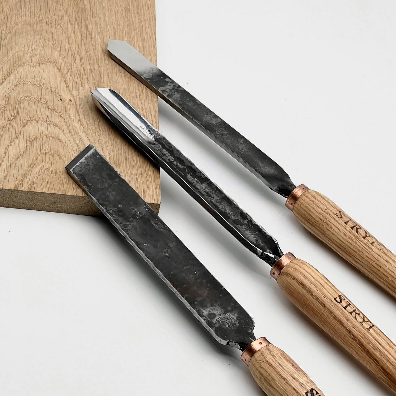 Wood turning tools set STRYI Profi 3pcs, Start woodturning, Woodturning tools kit