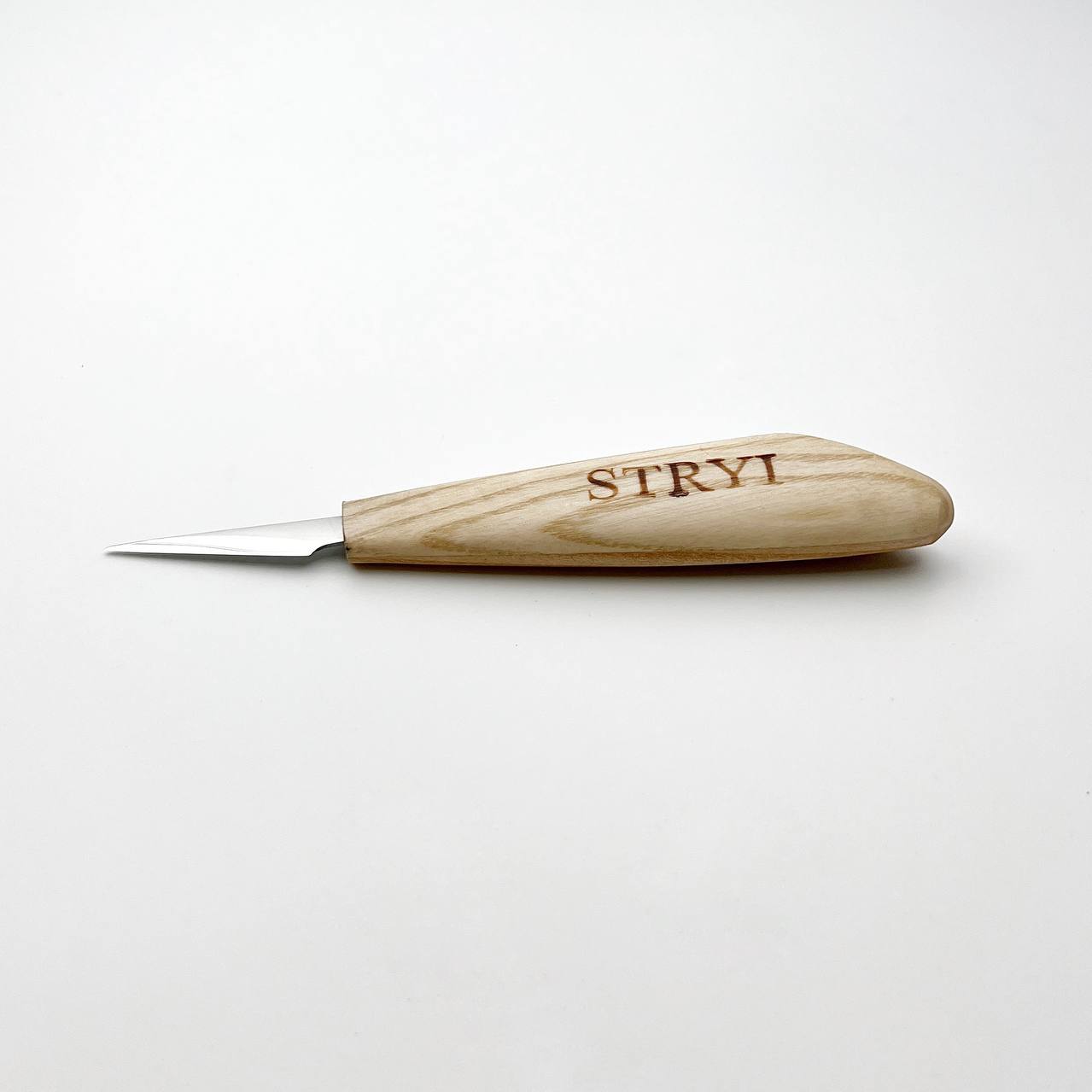 Wood carving knife 40mm STRYI Profi for detailed carving, Whittling knife, Sloyd knife