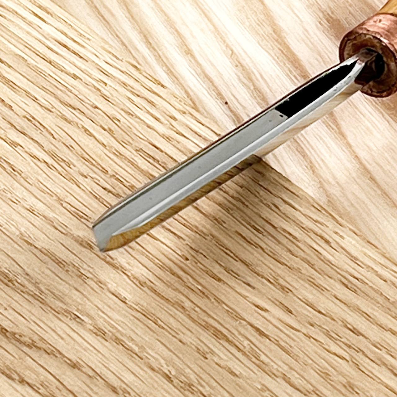 Palm carving V-tool STRYI Profi 45 degree, Engraving tool, Linocutting tool, Burin, V-chisel