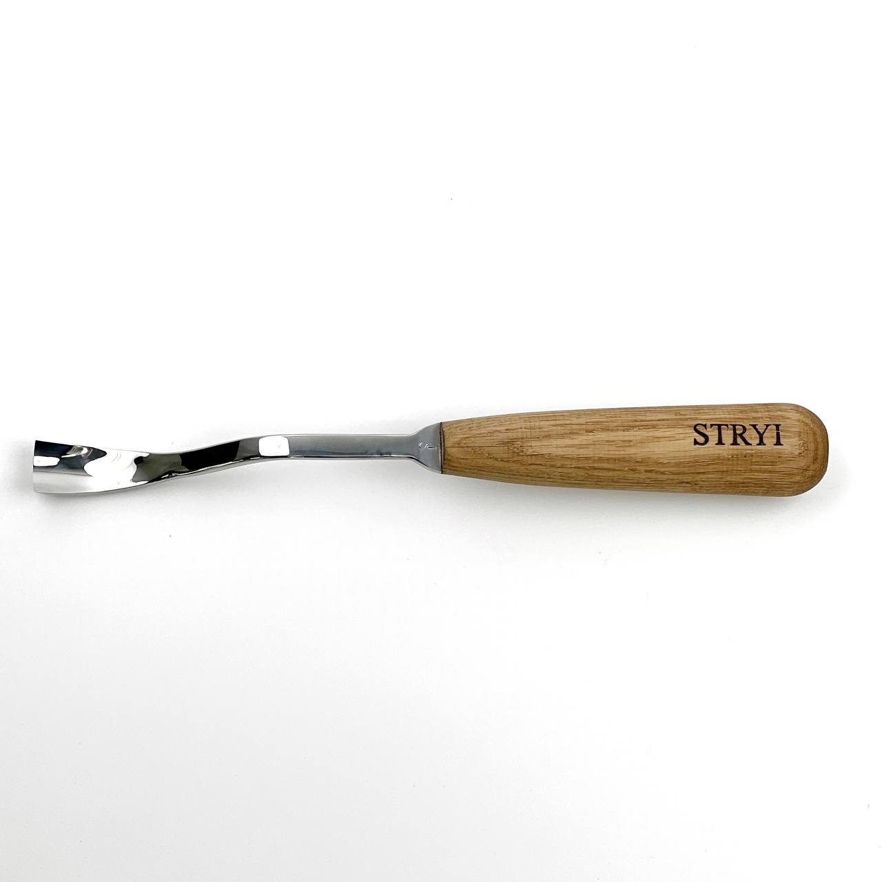 STRYI Maestro 20mm Large Bent Gouge for Spoons and Bowl Carving