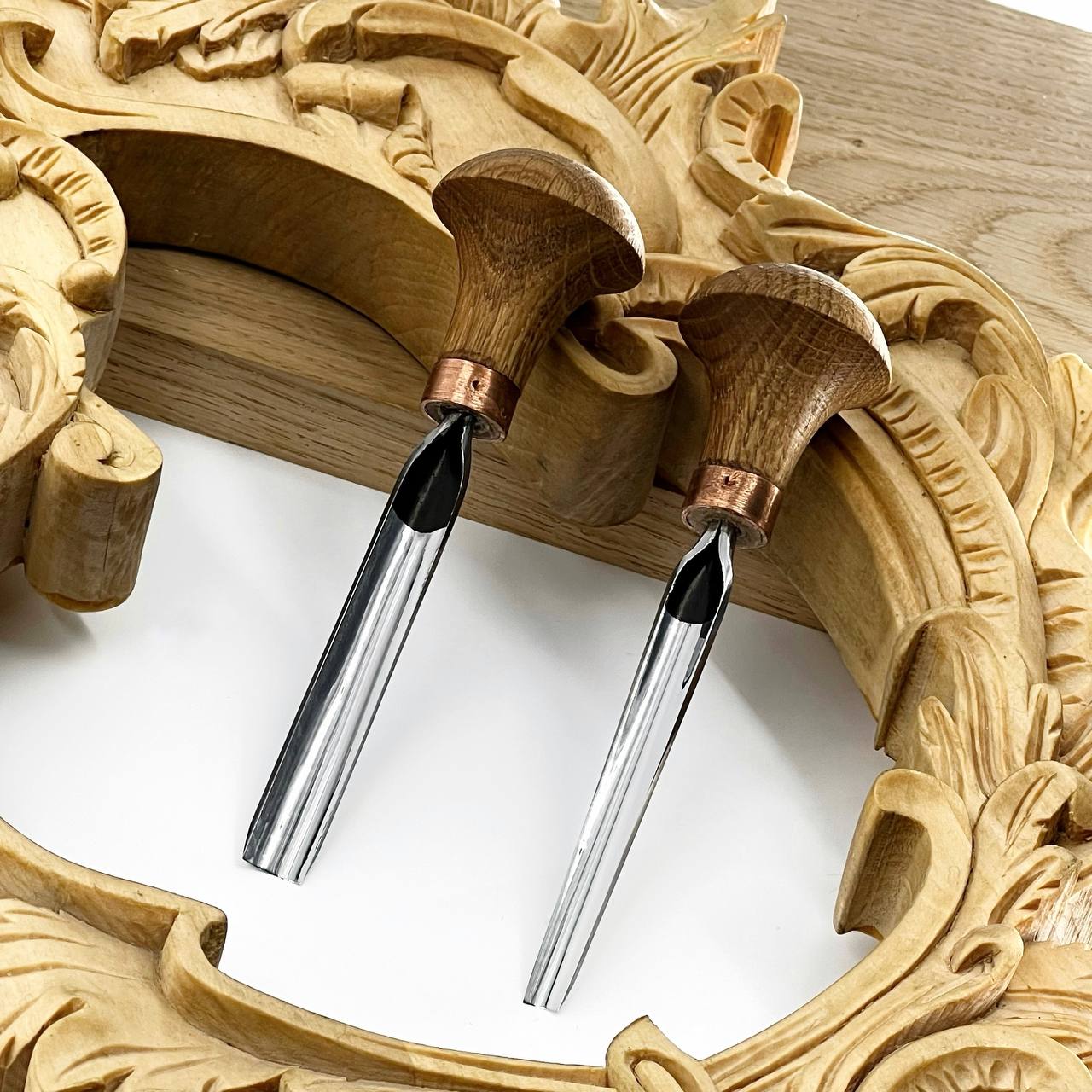 Palm carving tool STRYI Profi #7, Linocut tool, Microcarving, Engraving chisel, Burin