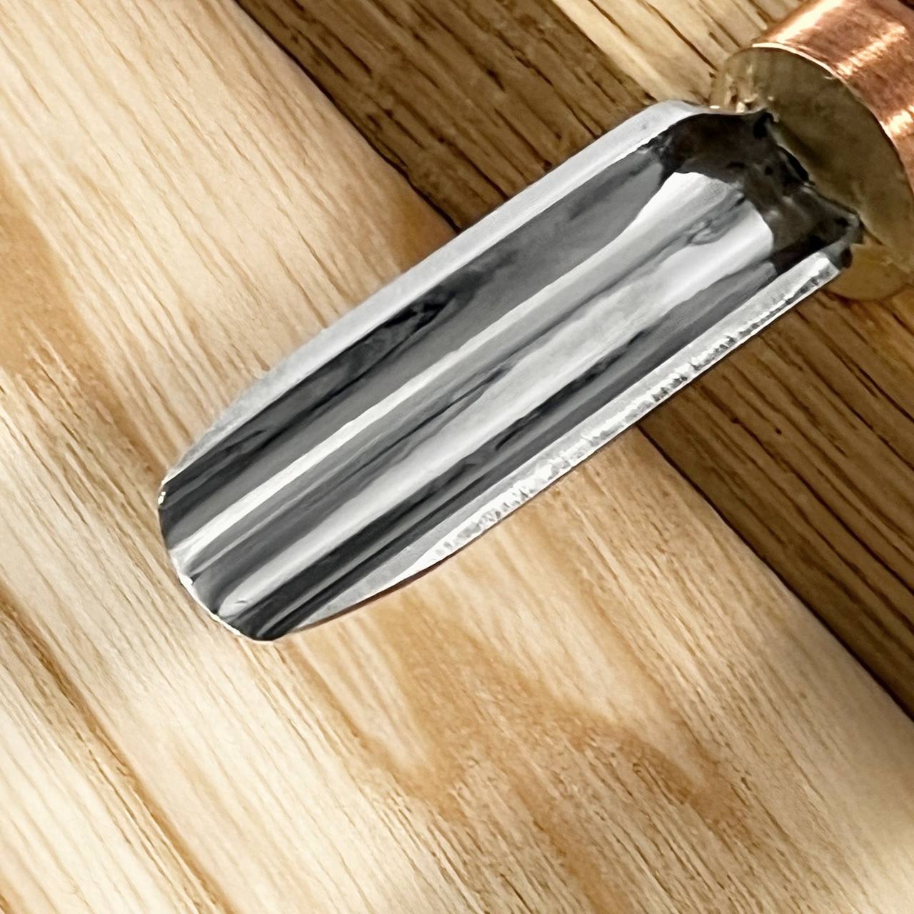 Short Rounded Gouge STRYI-AY Profi, Carving gouge straight-beveled, Gouge STRYI
