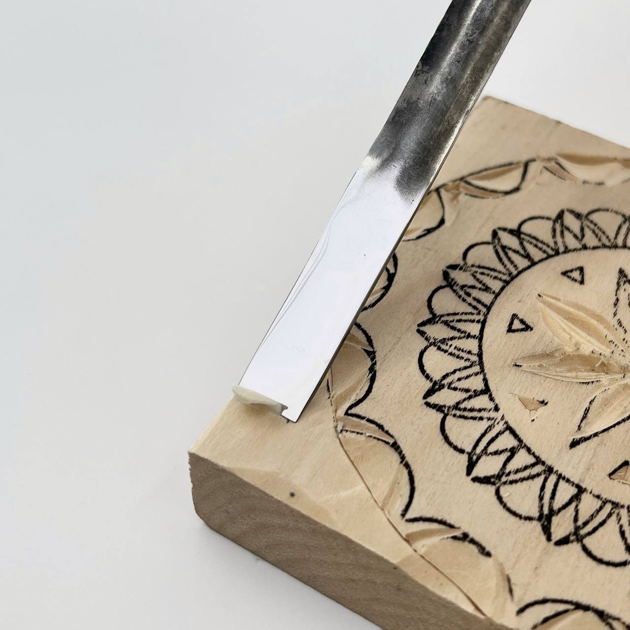 Gouge #1 straight chisel STRYI Standart, Flat chisel, Straight gouge