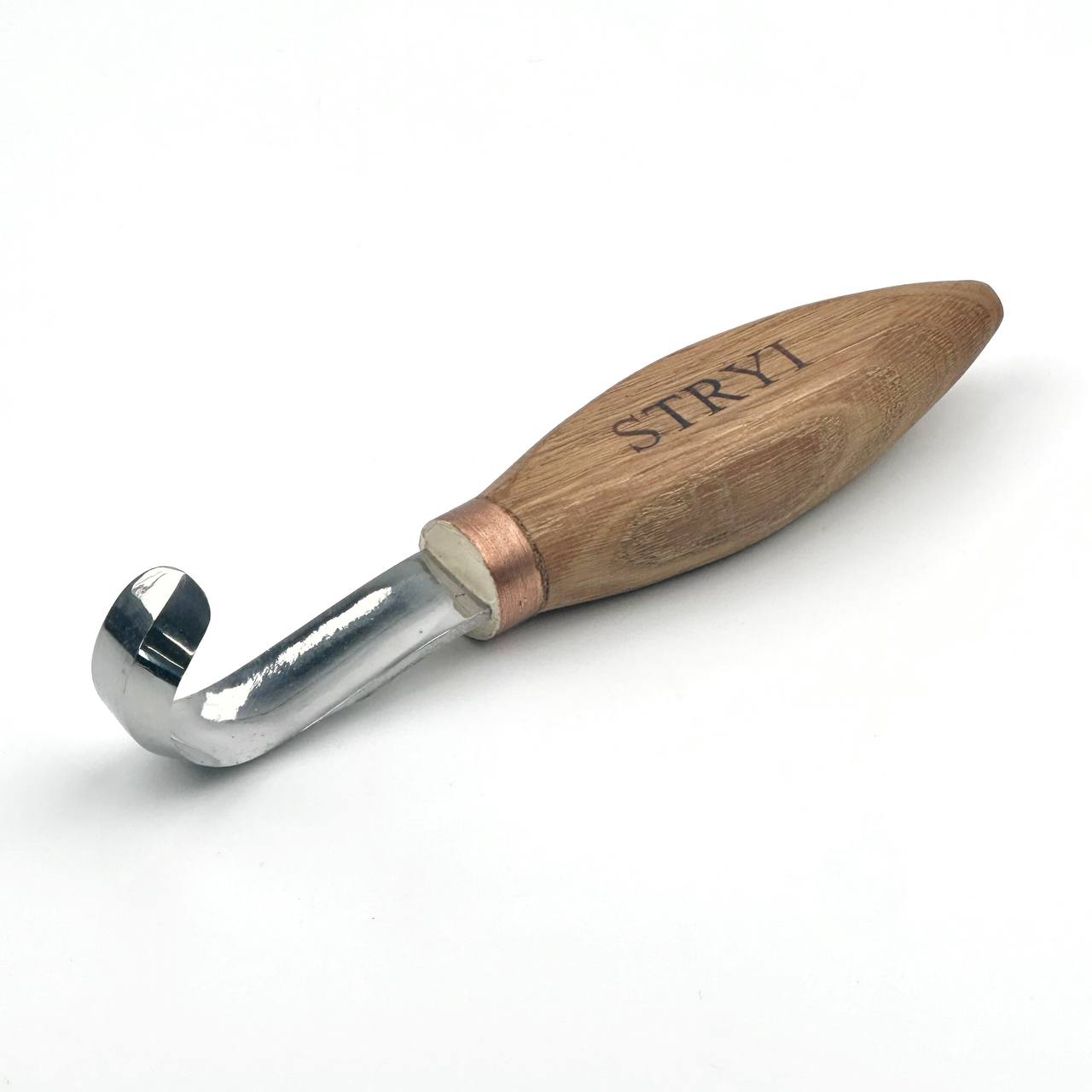 Wood carving hook knife for spoon bowl and kuksa carving STRYI, Spoon making