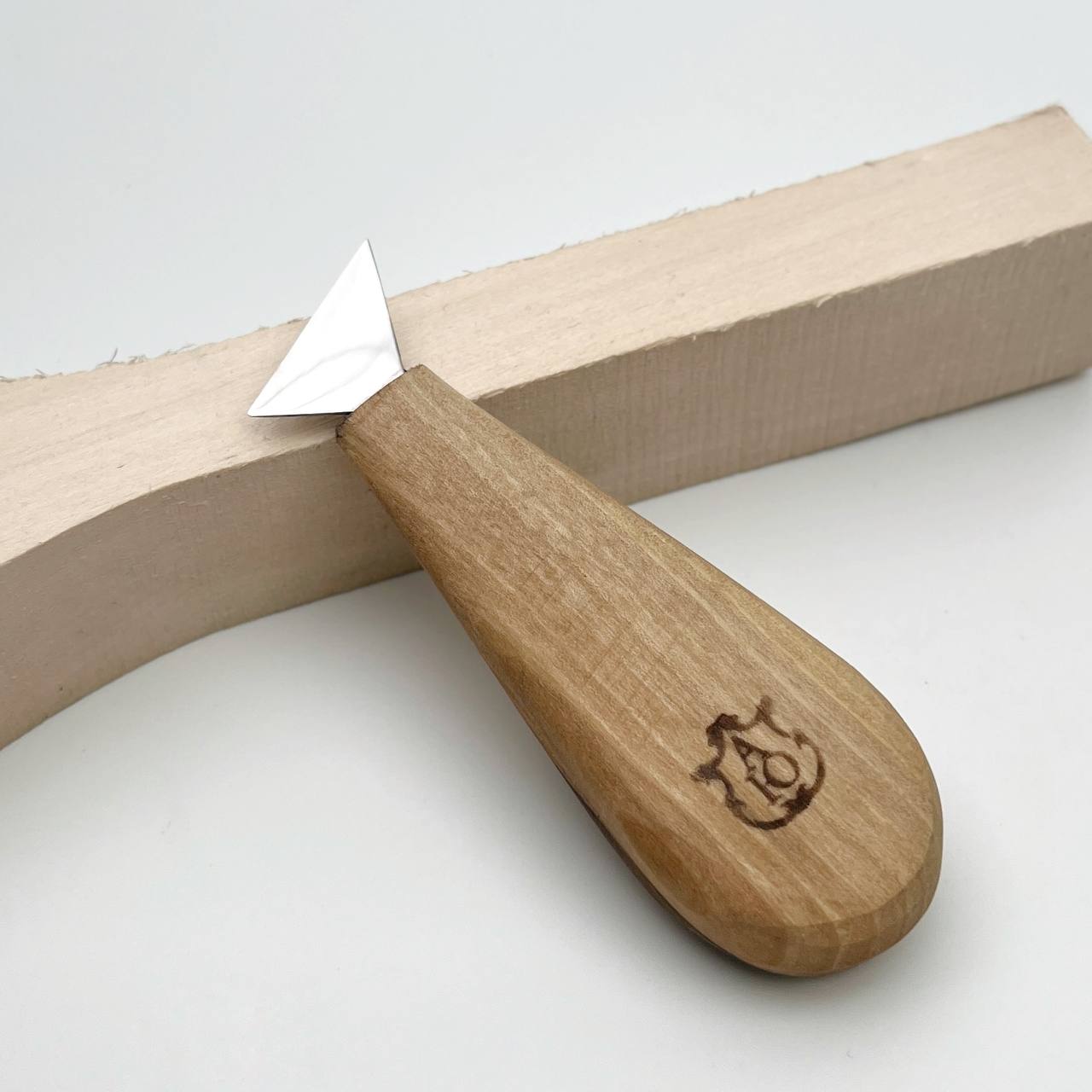 Cuchillo para tallar madera 30mm, cuchillo para tallar virutas STRYI&Adolf Yurev Profi