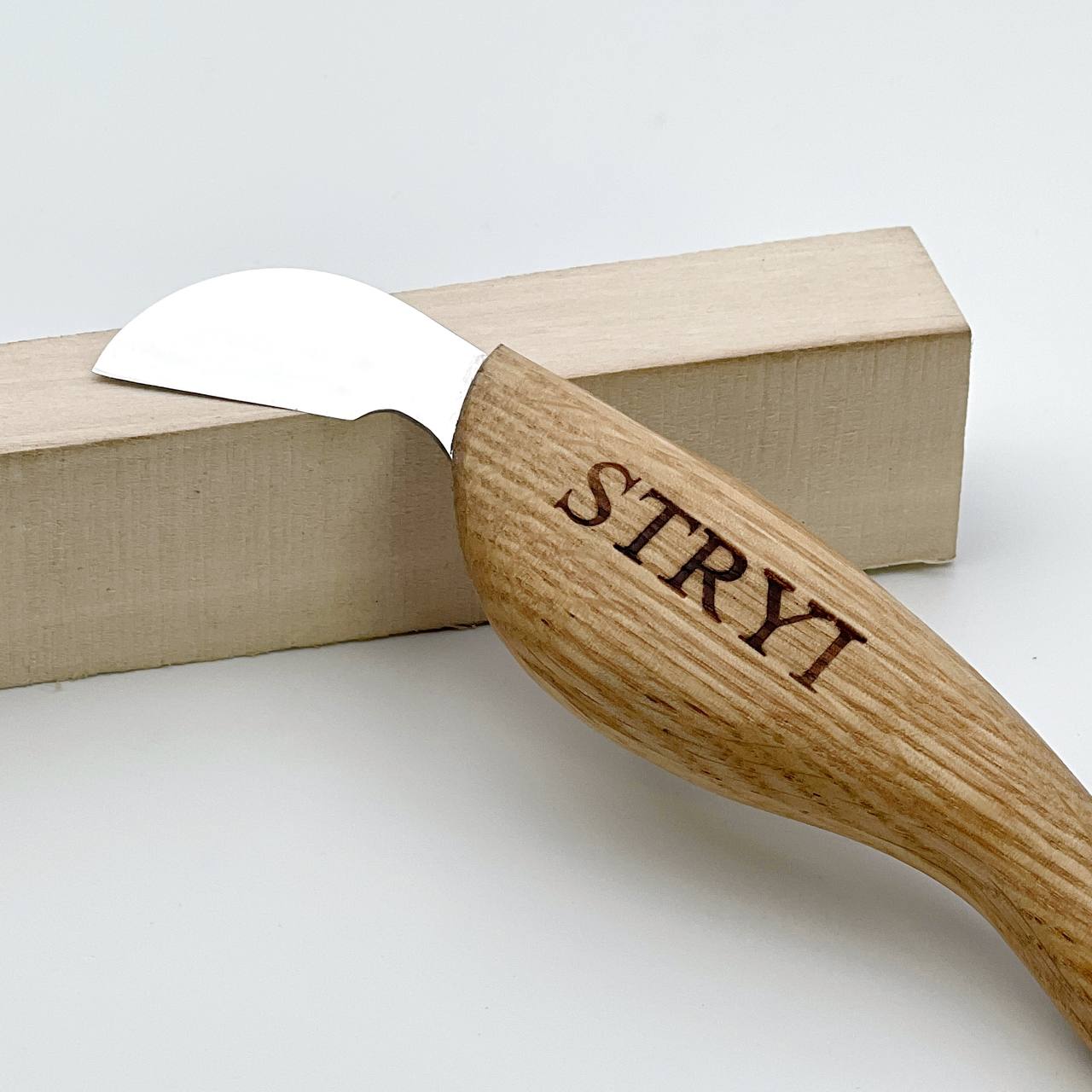 Knife for chip carving 30mm STRYI, Carving knife, Carving tools, Forged knife, Stryiwoodcarving