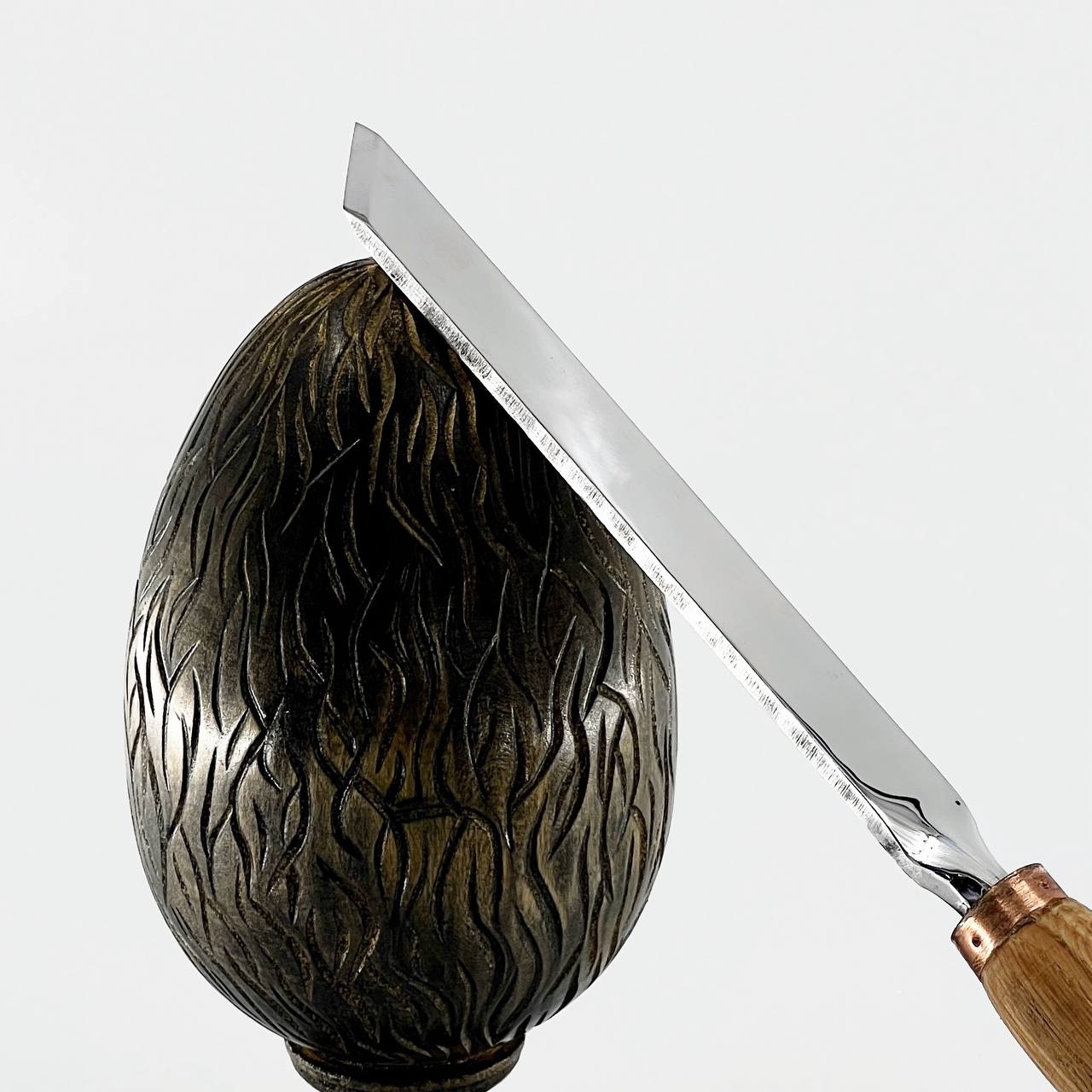 Cincel oblicuo STRYI Profi 45 grados, 20mm, herramienta de trabajo de torno, herramientas de torneado de madera