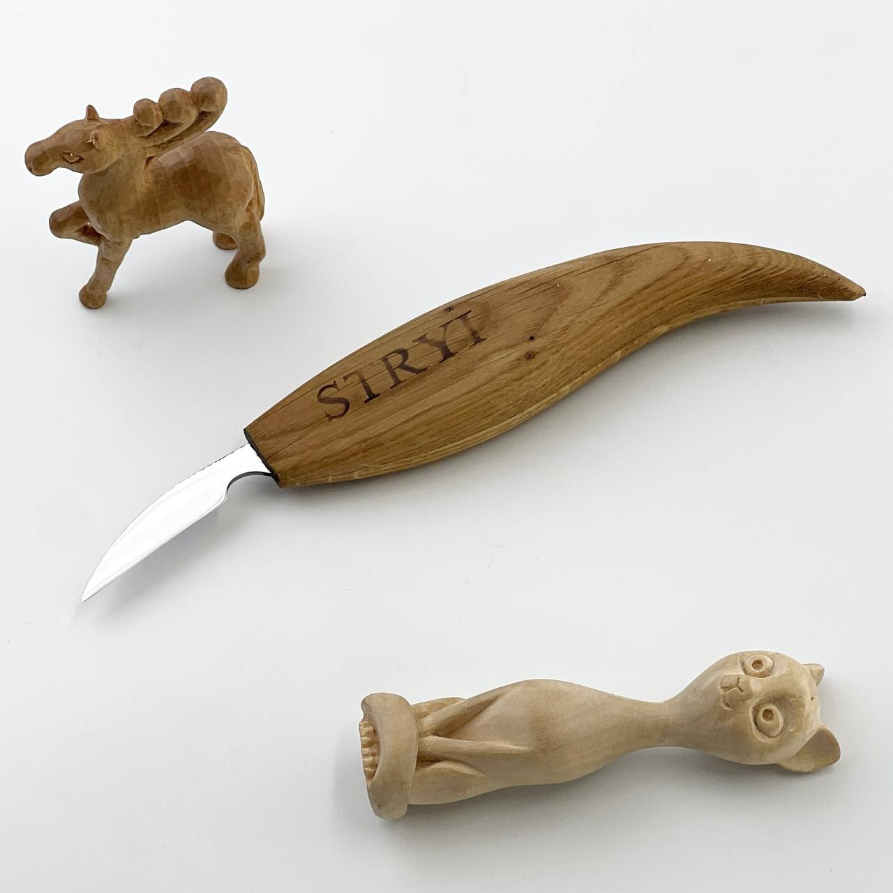 Chip and detailing carving knife 38mm STRYI Profi, Carving knives, Knife for woodcarving