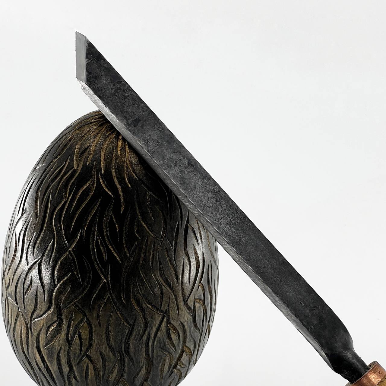 Cincel oblicuo STRYI Standart 45 grados, 20 mm. Sin pulir. Herramienta de trabajo de torno, herramienta de torneado de madera STRYI