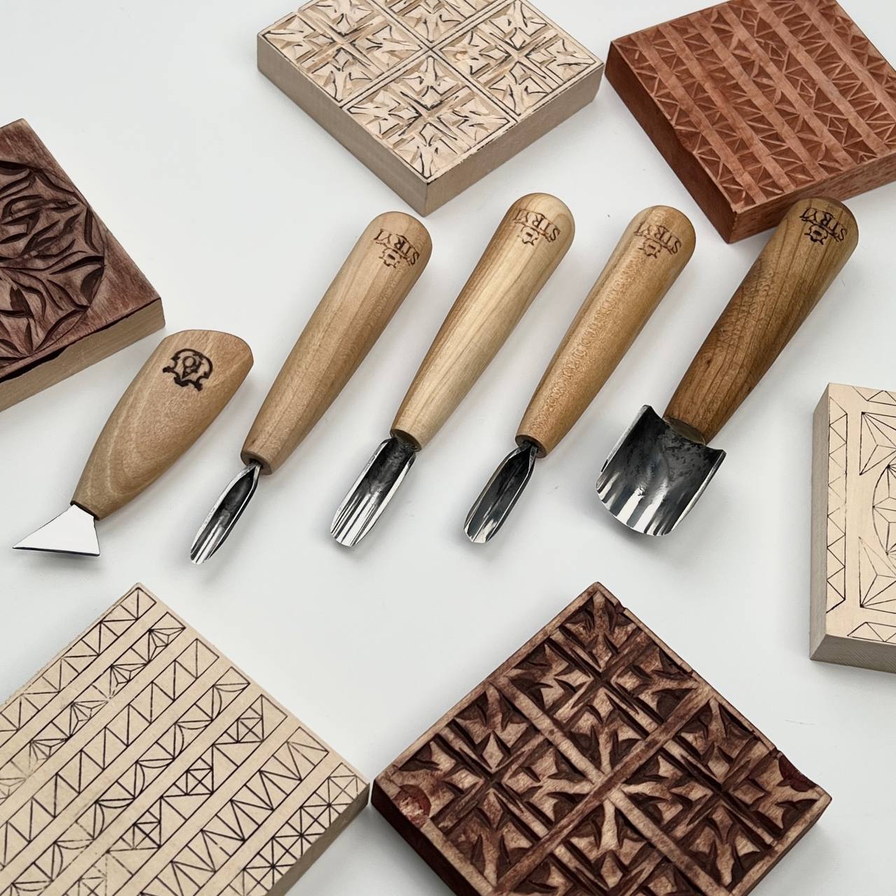 Wood carving kit for starter, Craft tools for schools