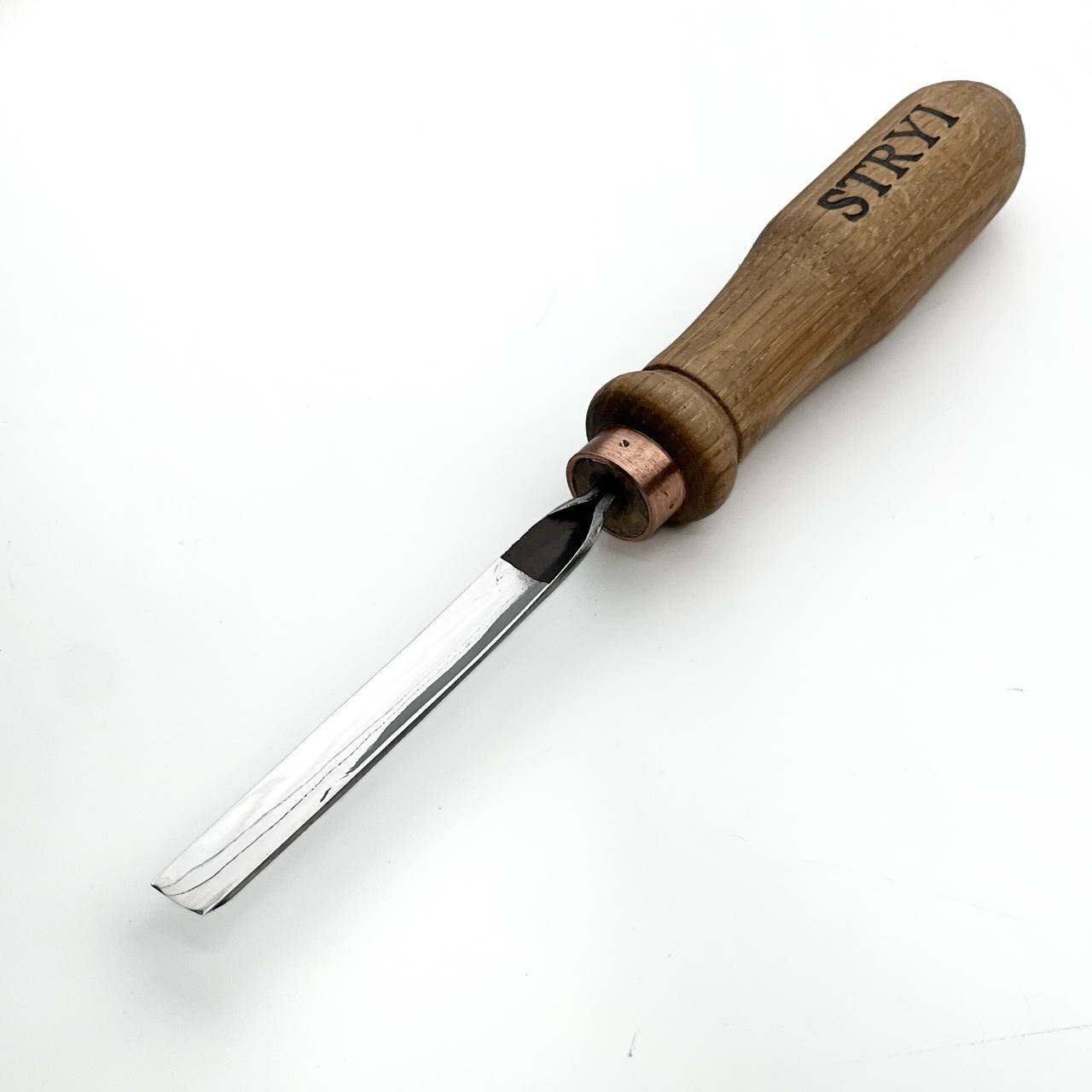 Gouge #3 sweep, Straight chisel STRYI Profi, Stryi carving tools, Gouges, Forged tools