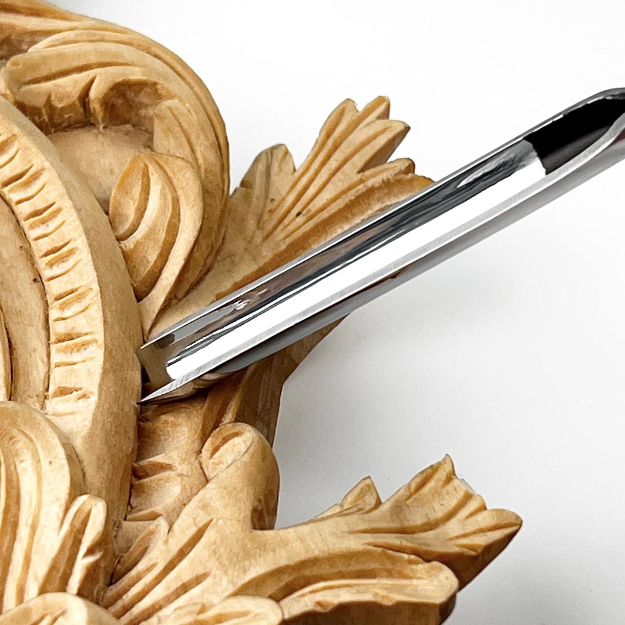 Palm carving tool STRYI Profi sweep #9, Linocutting tool, Burin Engraver, Detailed tool, Palm gouge