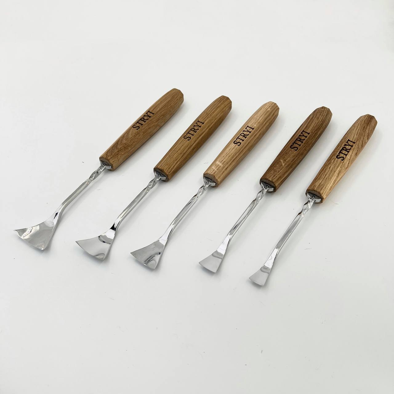 Maestro STRYI 5-Piece Forged Semi-Bent Gouge Set, Forged tools kit