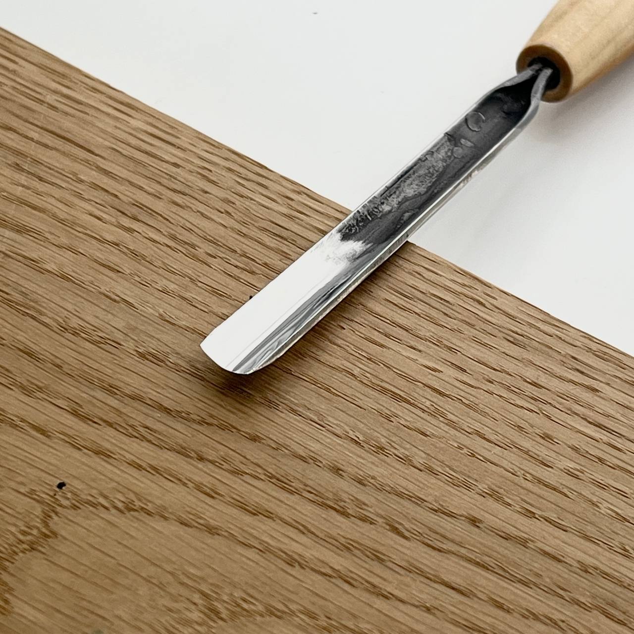 Gouge profile #7, unpolished woodcarving chisel STRYI Standart, sloping gouge