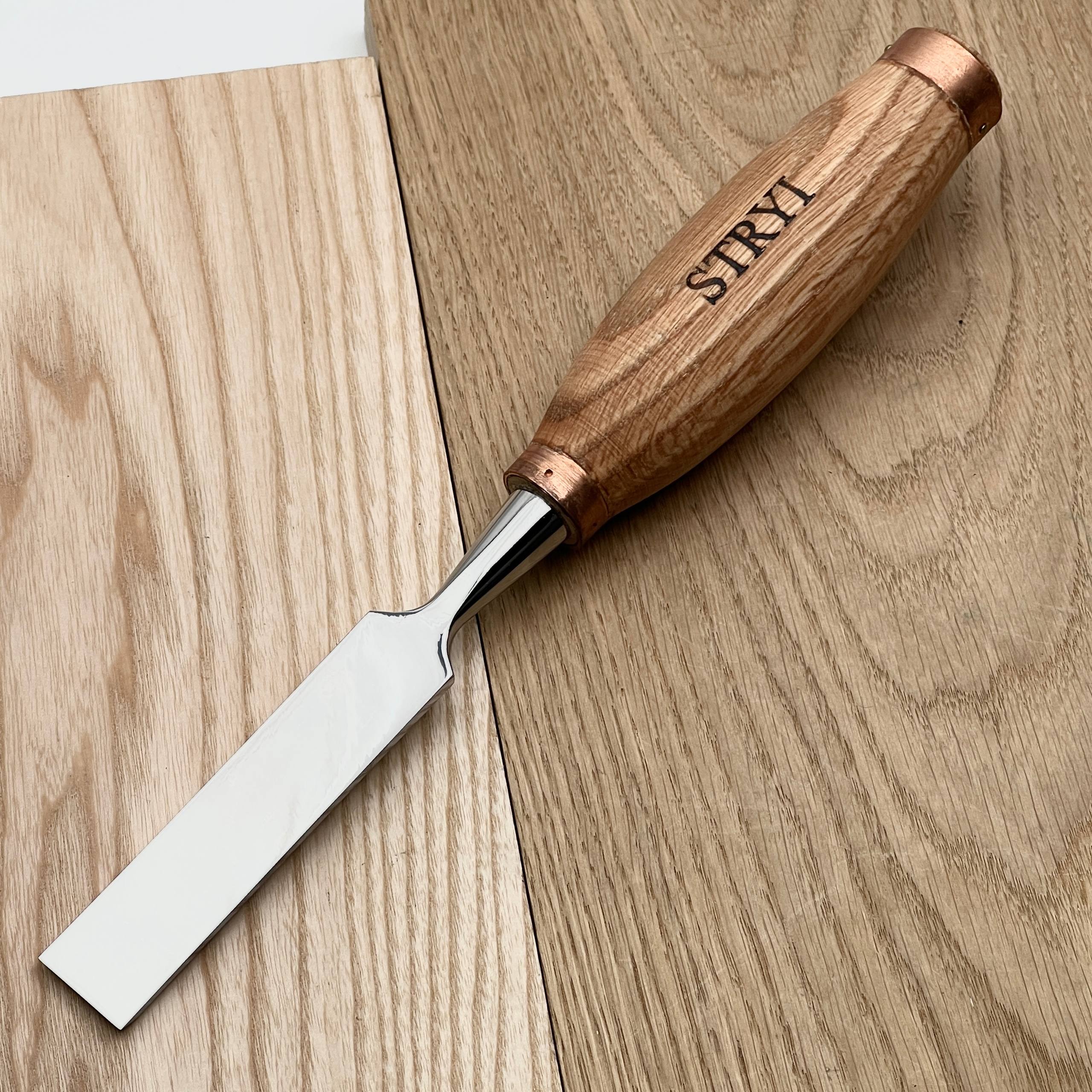 Wood Carving Kit 7 pcs, Chisels and Gouges STRYI Profi, Versatile Carving Set