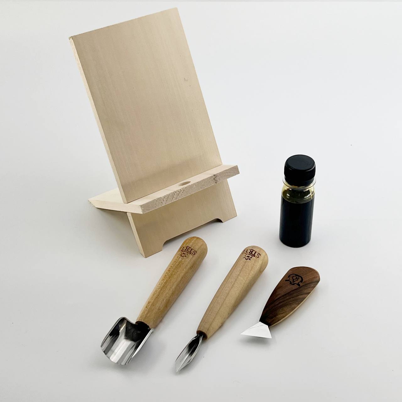 📱 DIY Wood Carving Kit: Mobile Phone Stand, Craft kit, Gift box for everyone