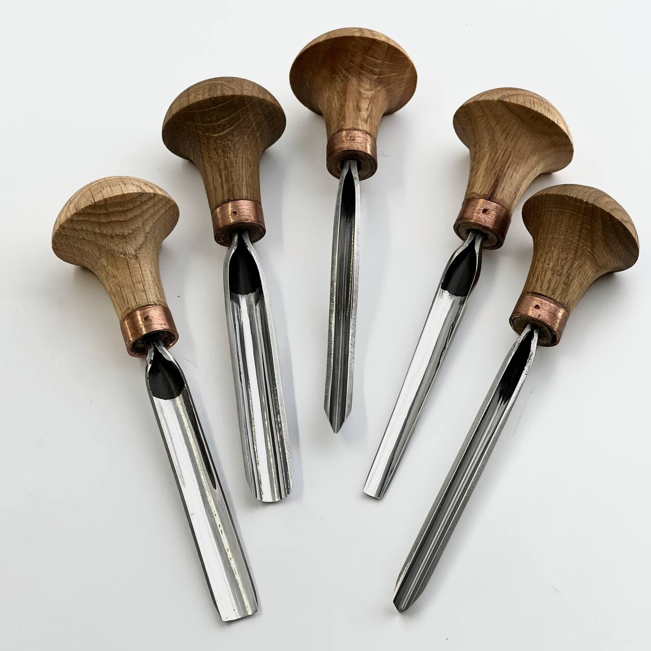 Palm carving set STRYI Profi, 5pcs, Toolset for Linocuttting, Relief carving, DIY phone stand