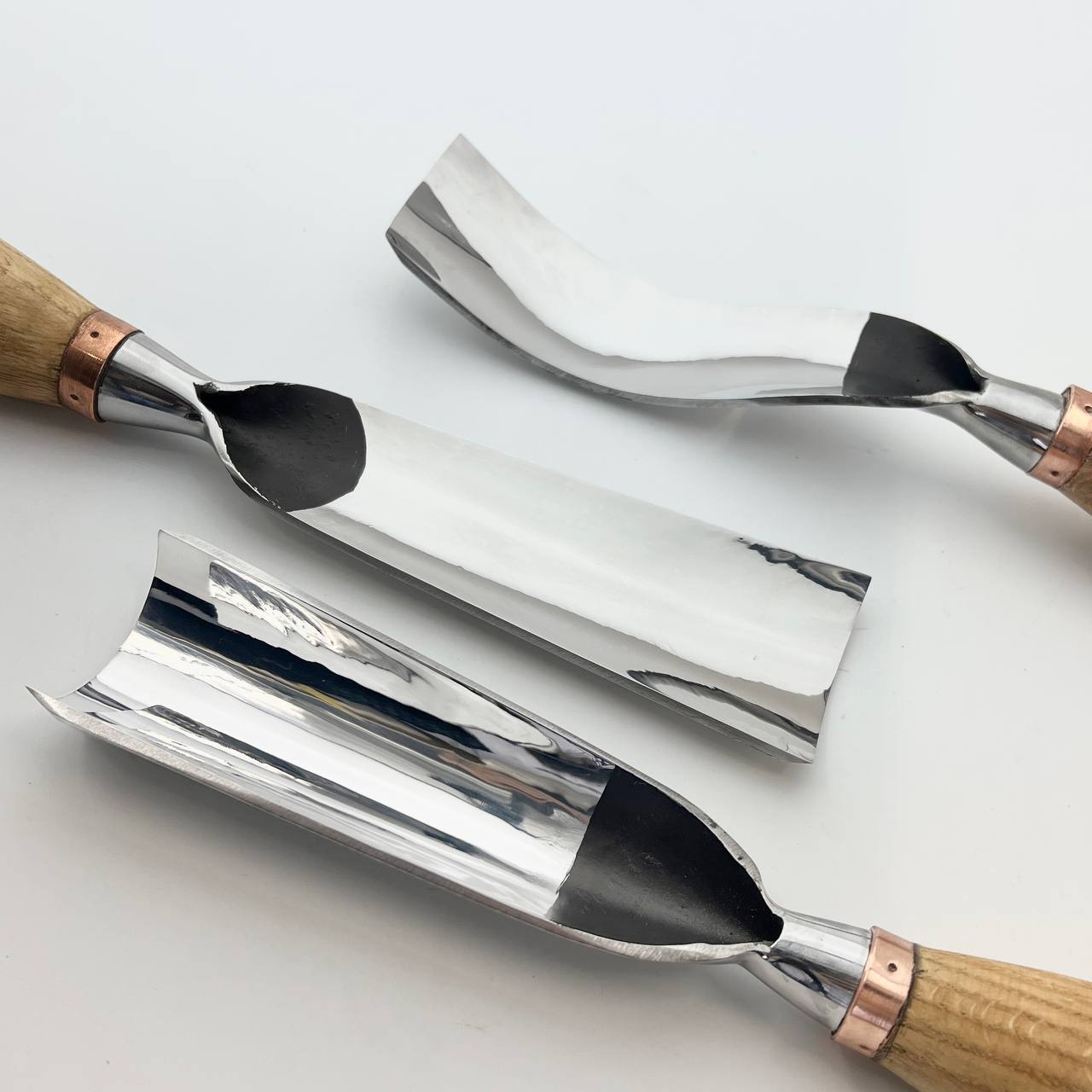 Sculpture tools set STRYI Profi 3pcs, Heavy-duty chisels set, Forged steel tools