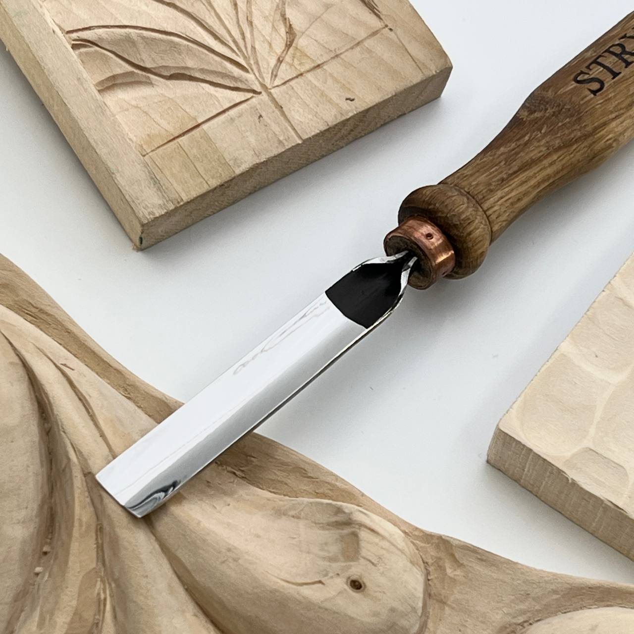STRYI #7 Medium Sweep Gouge – Relief Carving Tool for Organic Shapes & Textures