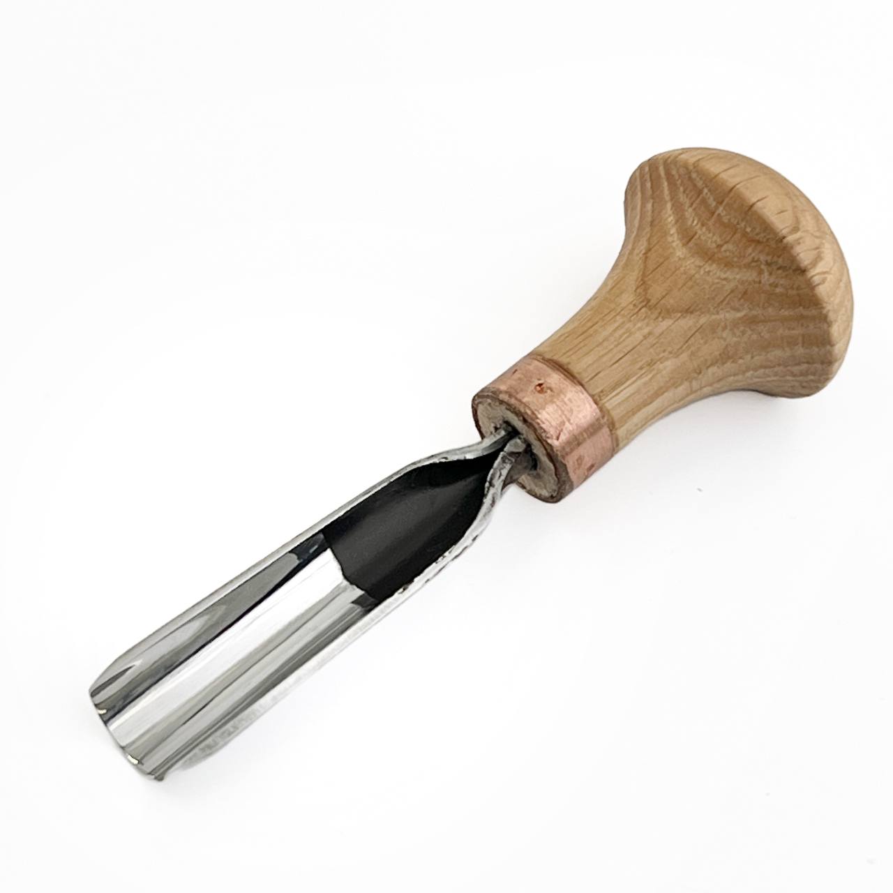 Short Palm Rounded Gouge for relief carving and texturing