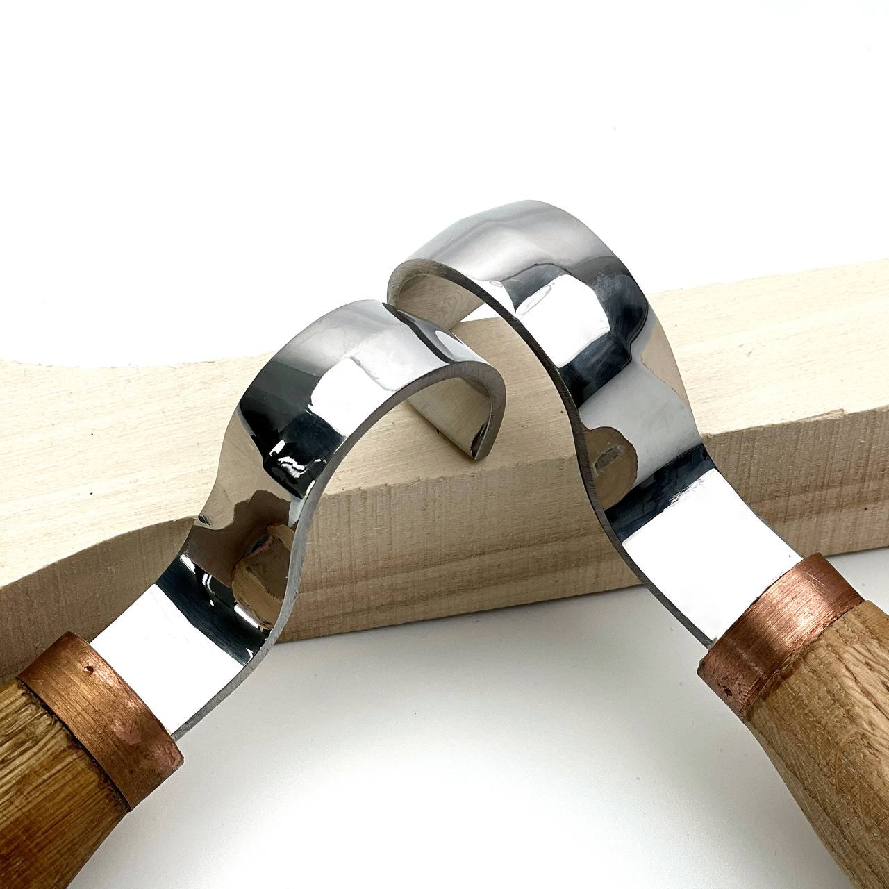Master the Grain: STRYI Profi 30mm Hook Knife Set (Left & Right)