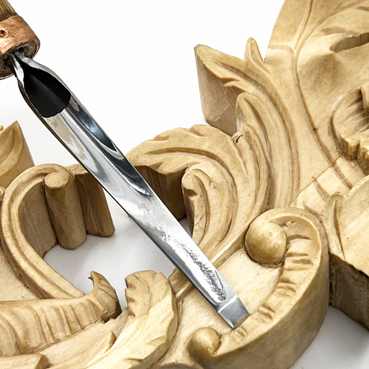 Palm carving tool STRYI Profi #1, Linocuttung tool, Engraving chisel, Flat carving chisel