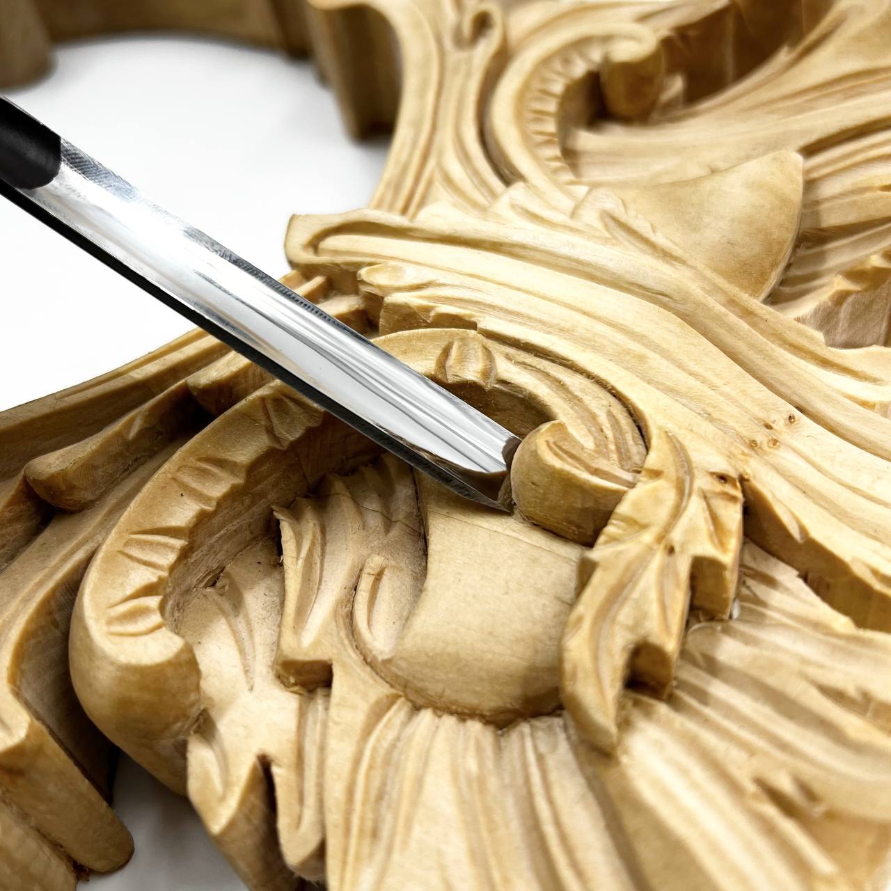 Palm carving tool STRYI Profi #7, Linocut tool, Microcarving, Engraving chisel, Burin