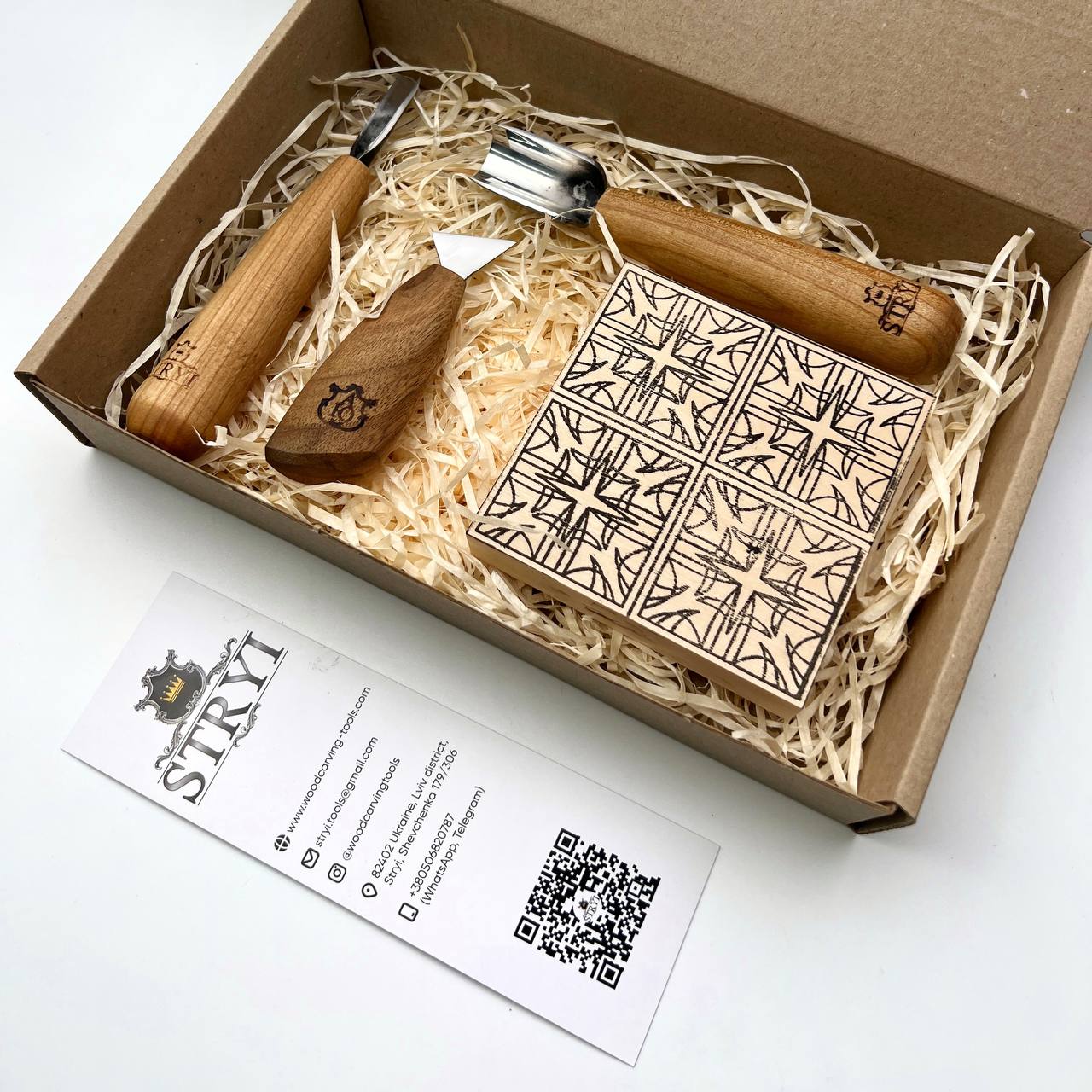 Start Wood carving kit STRYI, Wood carving for beginners, Gift for everyone