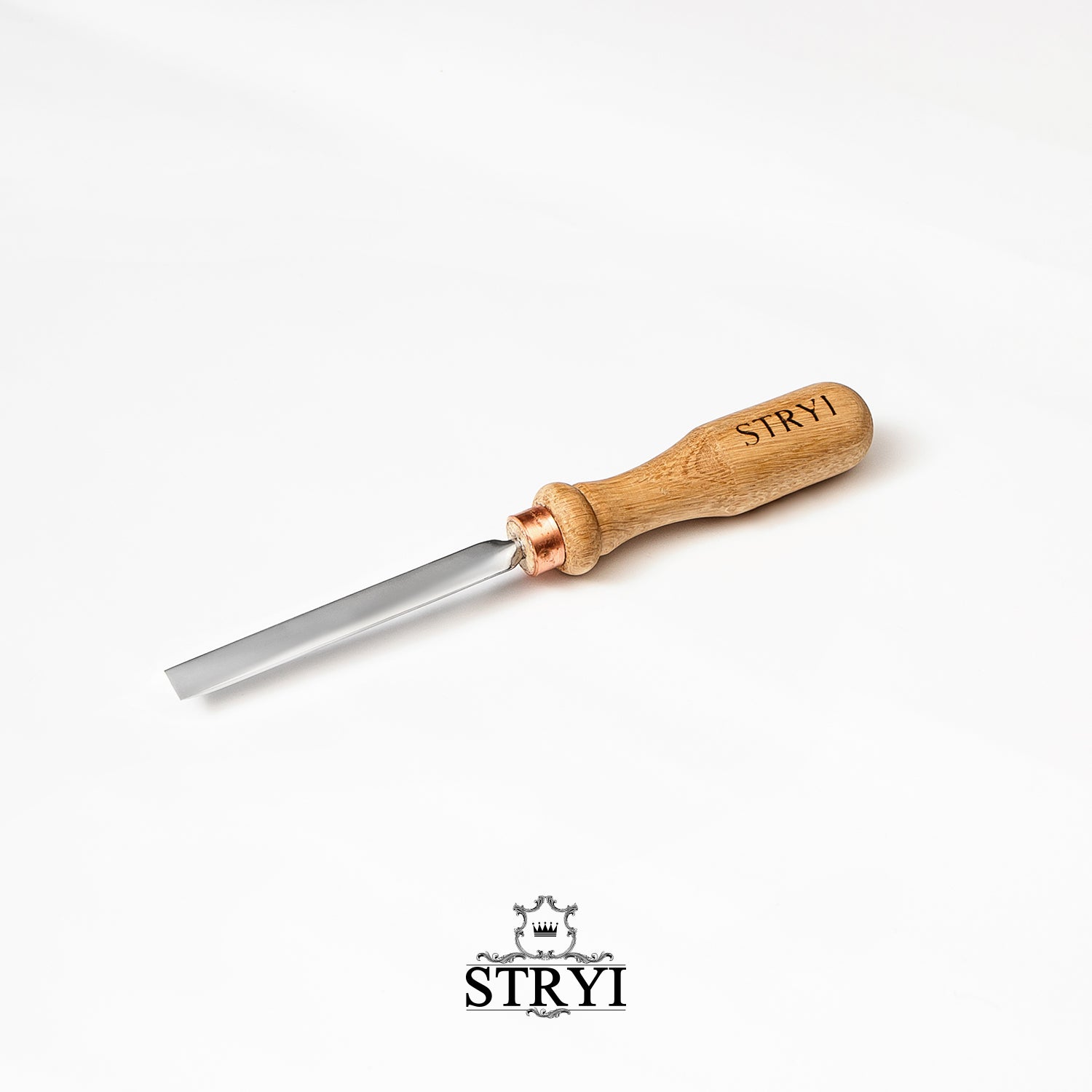 Gouge #1 Straight Chisel STRYI Profi, Flat Chisel, Gouges, Stryi carving tools